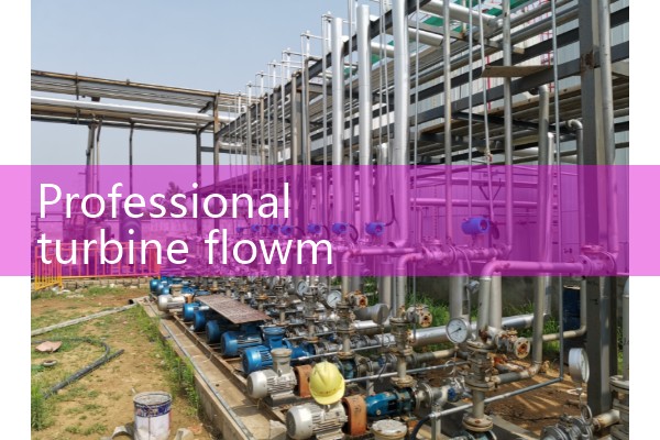 Professional turbine flowmeter