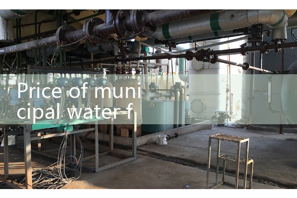 Price of municipal water flow meter